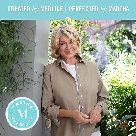 Martha Stewart Medline Foam Lumbar Cushion, 13.5" x 4" x 13", Ergonomic Back Support for Comfort